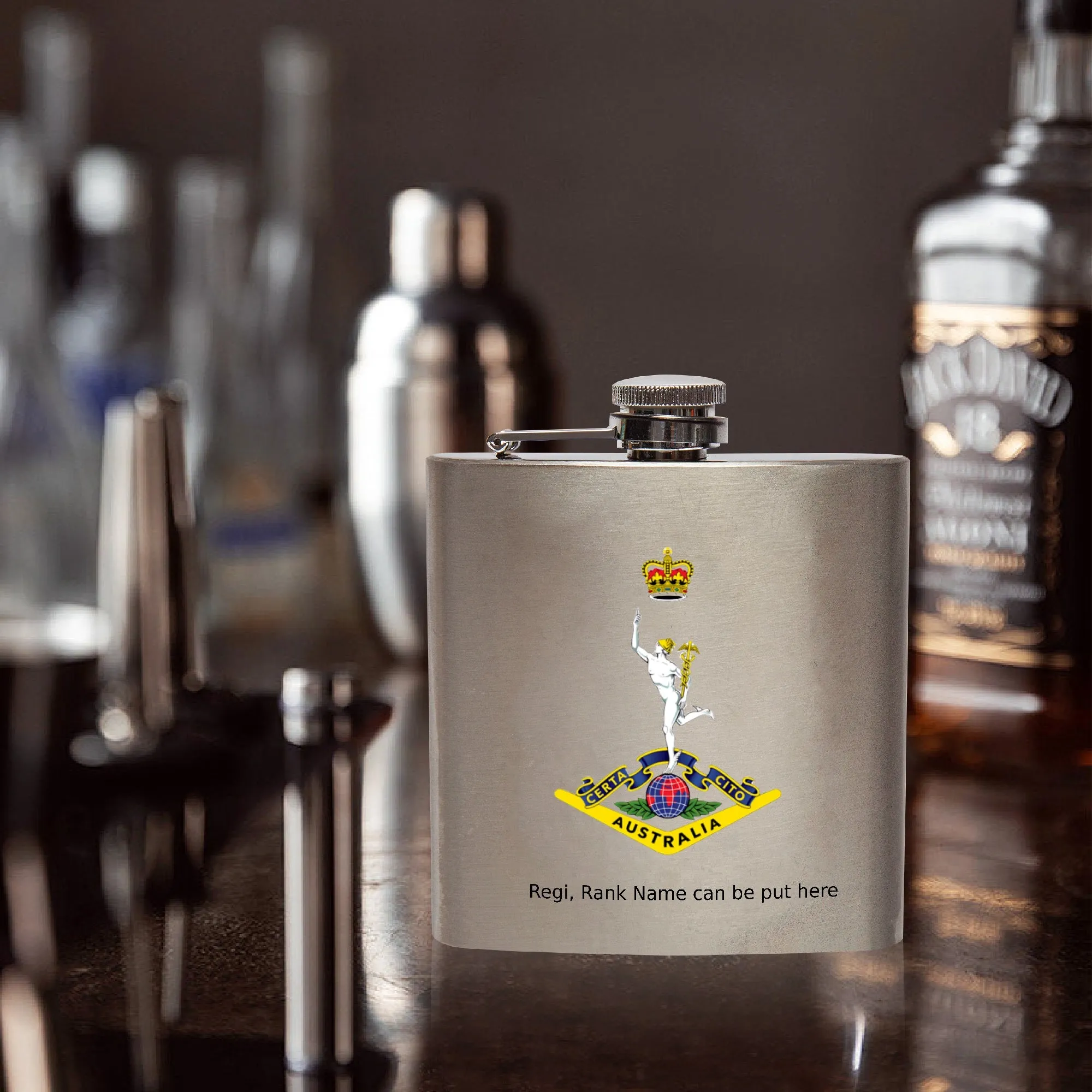 🥂 RASIGS Personalized Flask – $15.00 AUD 🥂
