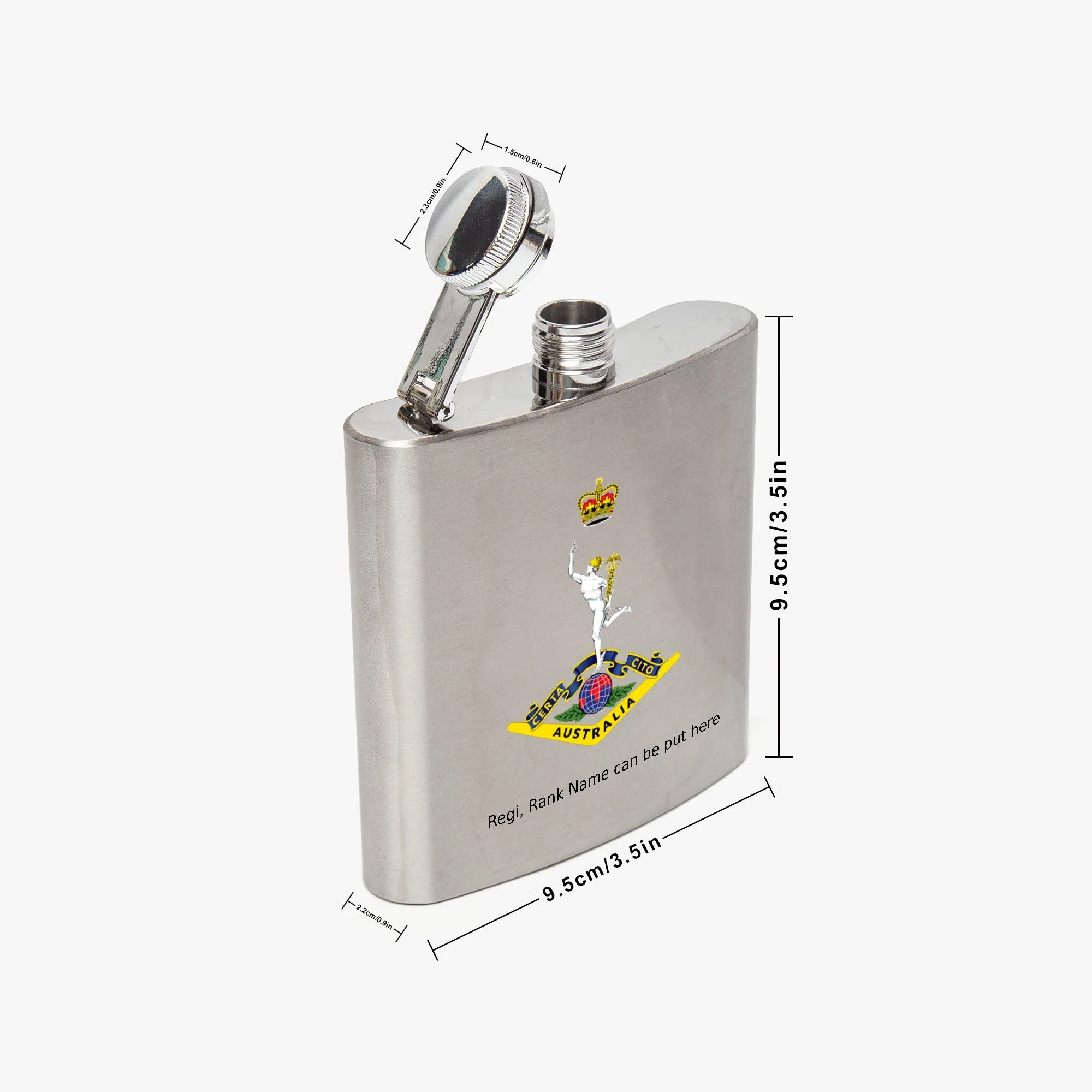 🥂 RASIGS Personalized Flask – $15.00 AUD 🥂