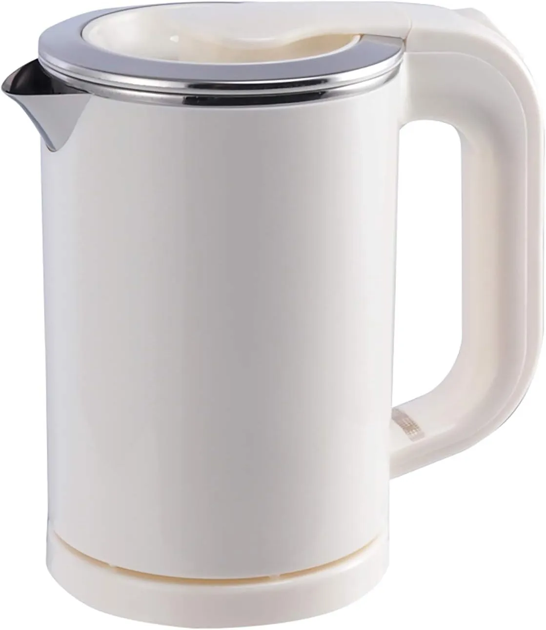 0.5 Liter Portable Electric Kettle, Small Travel Kettle,Water Kettle Travel,mini kettle - Perfect For Traveling Cooking Noodles, Boiling Water, Eggs, Coffee, Tea(White110V)…