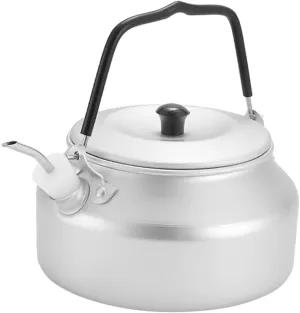 0.9l Portable Camping Pot Handle Outdoor Tea Kettle Stainless Steel Water Kettle for Camping Hiking Barbecue