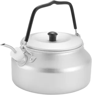0.9l Portable Kettle Camping Outdoor Kettle Whistle Stainless Steel Tea Pot