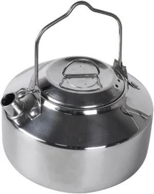 1000ml Portable Outdoor Tea Kettle Stainless Steel Camping Water Pot Stovetop Kettle Compact Camping Cookware