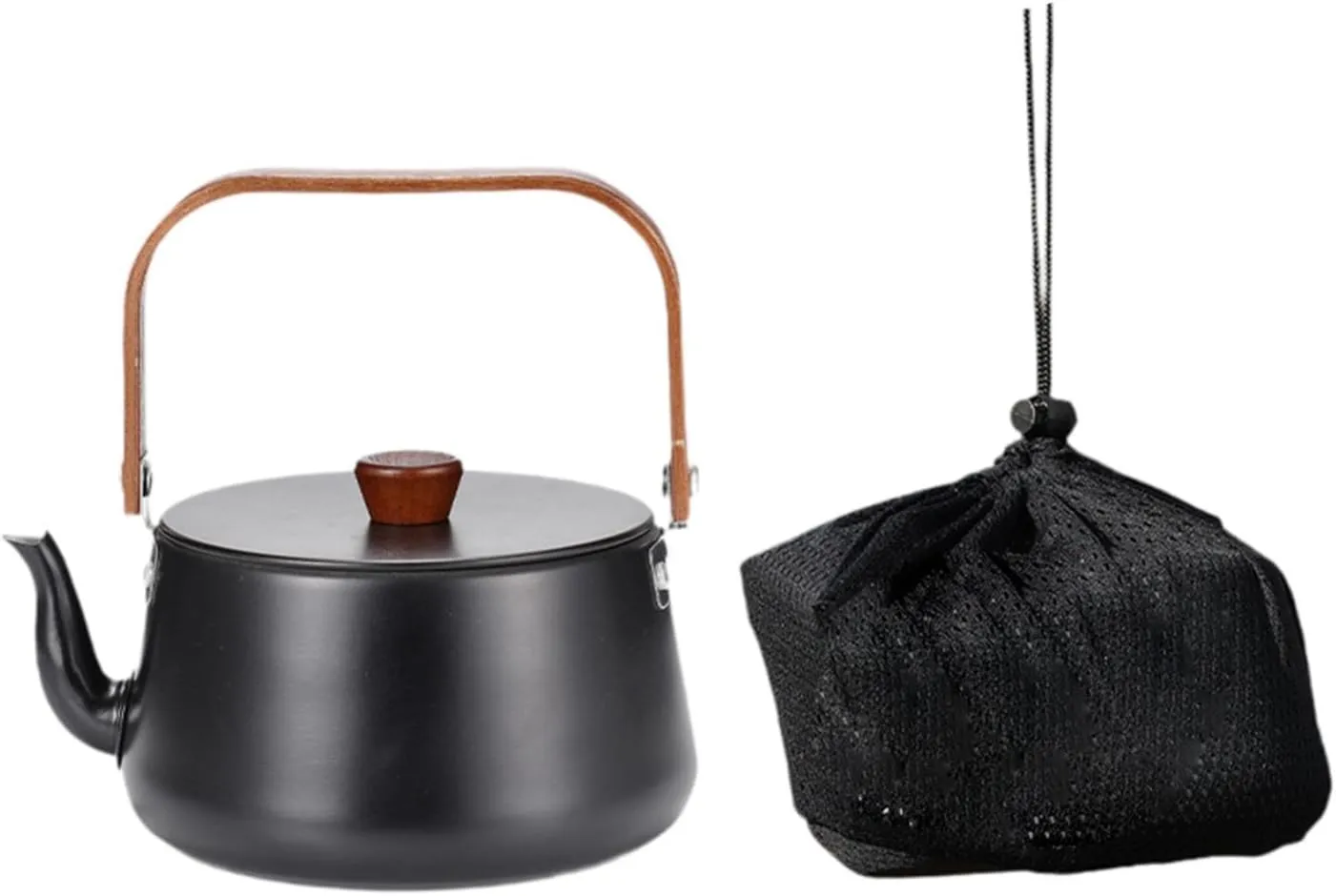 1.1L Camping Kettle for Boiling Water with Handle for Outdoor Use