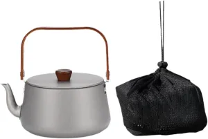 1.1L Camping Kettle for Boiling Water with Handle for Outdoor Use