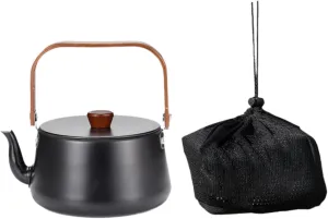 1.1L Camping Kettle for Boiling Water with Handle for Outdoor Use