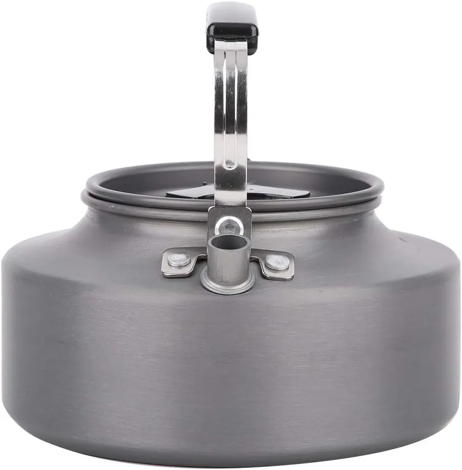 1.1L Portable Aluminum Alloy Camping Kettle, Ideal for Hiking, Camping, and Picnics(16.5-Al)