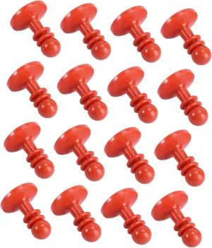 16Pcs Hiking Hat Canopy Protection Covers Insulated Outdoor Awning Rod Caps for Tent Support Poles Prevents Electrical Conductivity Tent