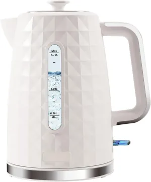 1.7L Electric Kettle, Fast Boiling 1200W Hot Water Boiler, 360° Cordless Design,Electric Tea Kettle for Boiling Water Auto Shut Off Boil Dry Protection，Electric Water Kettle for Coffee Tea,Beige