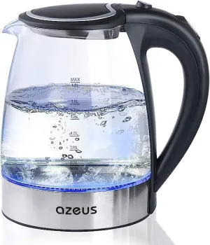 1.8L Electric Kettle CX-817 - Fast Boil, Auto Shut-Off, Boil-Dry Protection, 360° Swivel Base - Stainless Steel Water Boiler for Tea, Coffee, and Hot Water