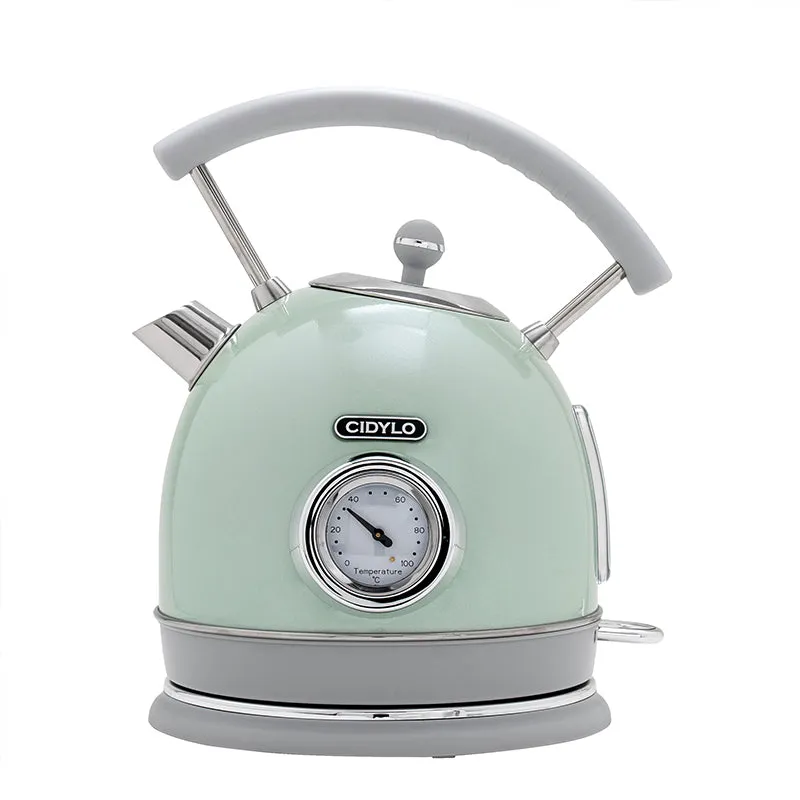 1.8L Retro-Inspired Electric Kettle with Temperature Control and Automatic Shut-Off-Perfect for Modern Kitchens