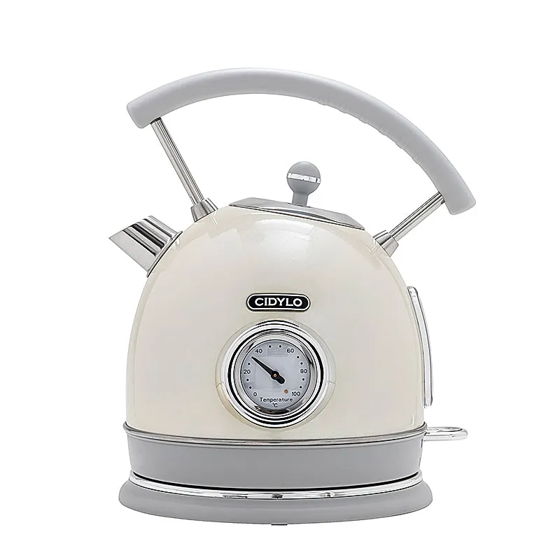 1.8L Retro-Inspired Electric Kettle with Temperature Control and Automatic Shut-Off-Perfect for Modern Kitchens