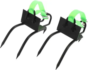 1Pair Tree Climbing Spikes Kit Portable Climbing Gear for Telegraph Poles Heavy Duty and Lightweight Climbing Tools for Efficient Outdoor Use Reducing Fatigue