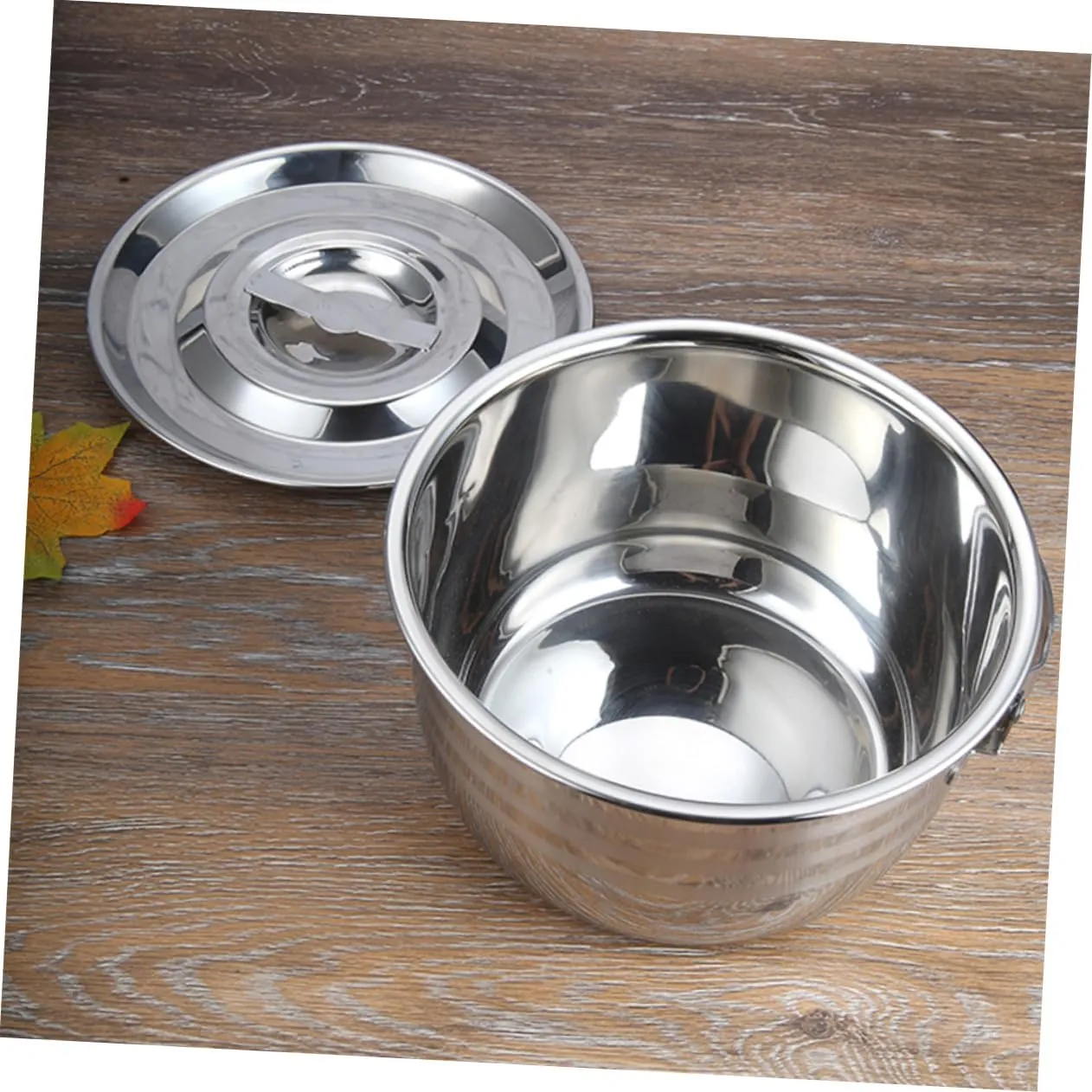 1pc Camping Pot Multi Portable Electric Kettle Induction Hob Pan Clear Non Soup Camp Kettle Stove Electric Cooking Pot Portable Kettle Stew Pot for Home Silver 201 Stainless Steel