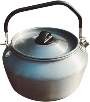 1pc Lightweight Portable Outdoor Tea Kettle Compact Camping Teapot for Quick Boiling for Hiking Backpacking Fishing and Picnics Design for Harsh Conditions