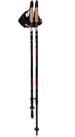 2-pc Pack Trekking Poles Hiking Poles - Aluminum Alloy Trekking Sticks with Antishock, Lightweight, Telescopic, Ultralight,Strong for Hiking, Camping, Mountaining, Backpacking