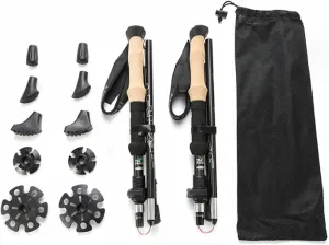 2 pcs Hiking Poles, Adjustable Handle Hiking Pole, Quick Lock System Walking Sticks, for Hiking, Camping, Mountaining