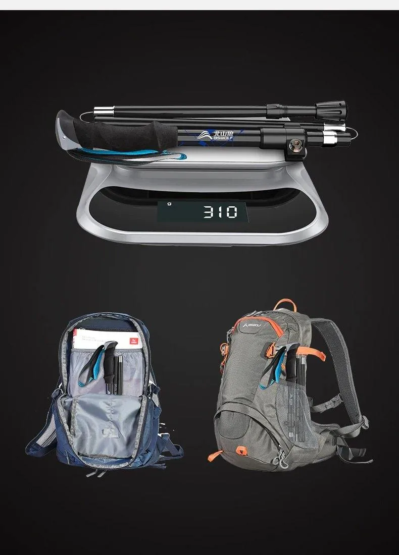 2 Piece Ultralight Trekking Poles Foldable