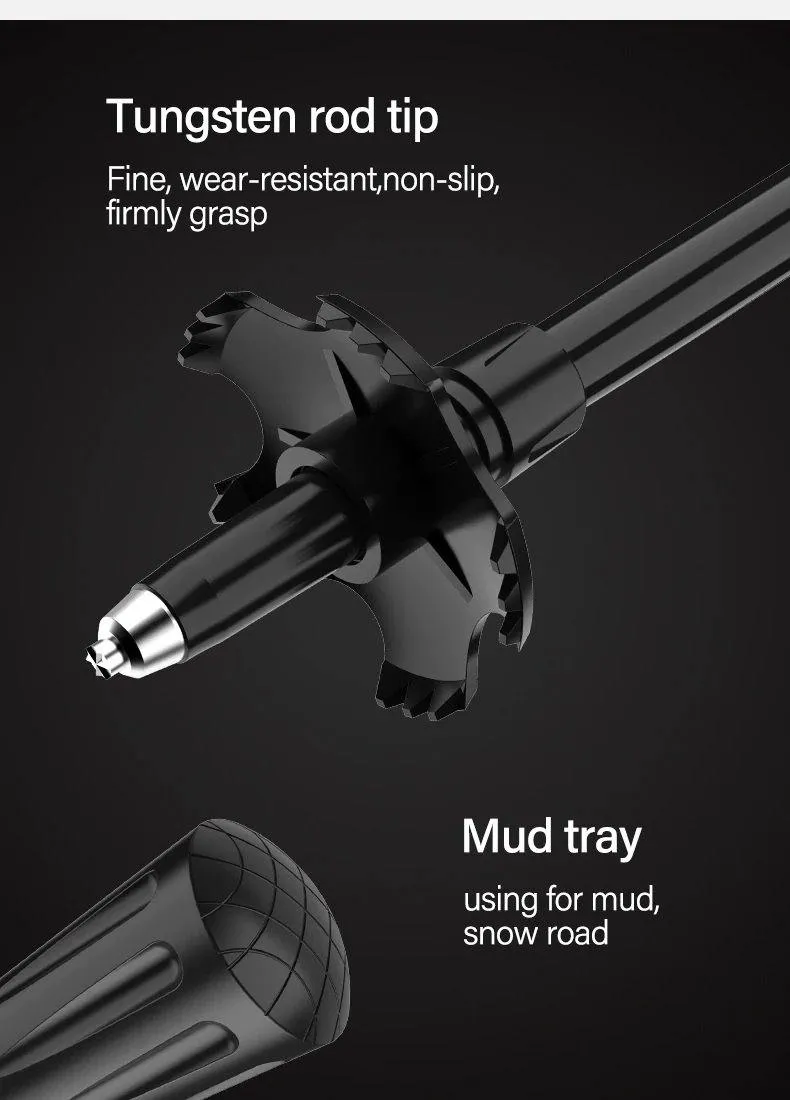 2 Piece Ultralight Trekking Poles Foldable