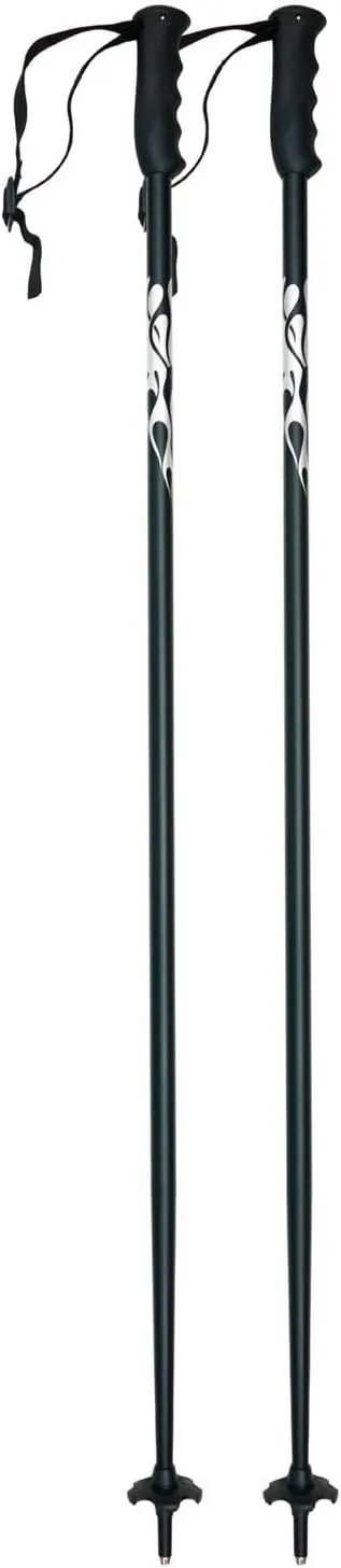 2 Pieces Ski Poles Trekking Canes Comfortable Gripping Hiking Poles Walking Sticks for Camping Skiing Mountaineering Climbing