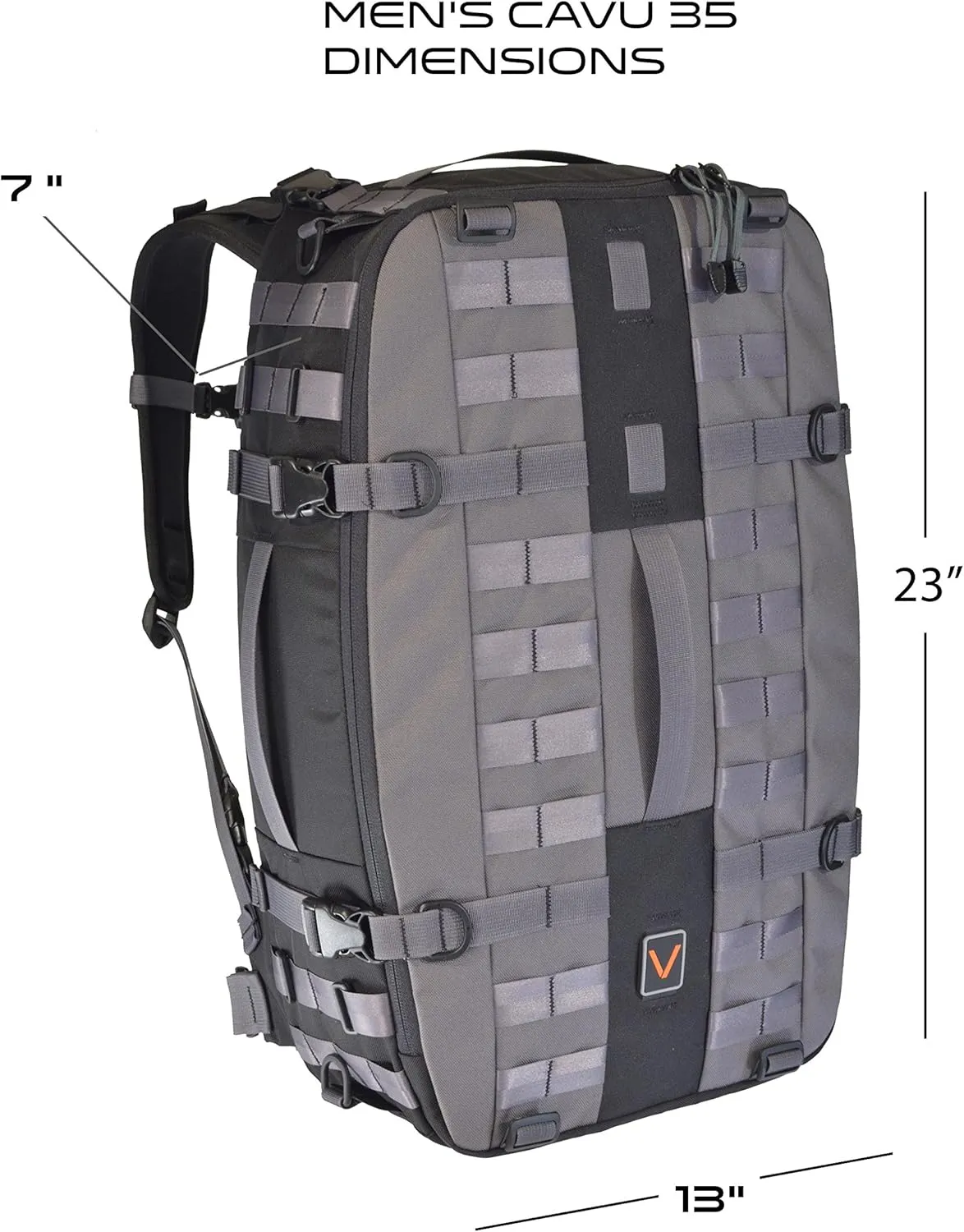 2017CAVU35MLSND Modular Travel Get Home Backpack, Men's Large, Sand