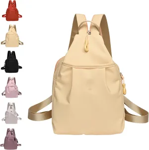 2025 Backpack Chest Bag Double Zipper Large Capacity, Vovtva Bags, Vovtv Street Lite Chic Versatile Travel Bag (1, Beige)