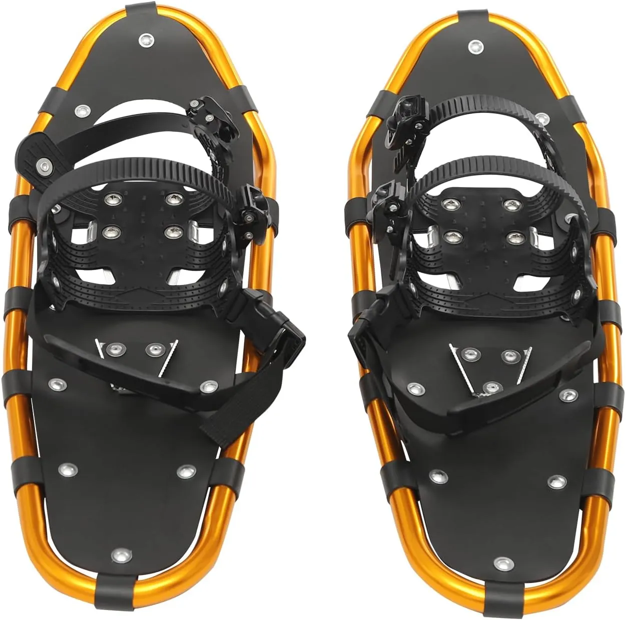 21/25 Inch Snowshoes, Snow Shoes Snowshoes & Trekking Poles Bundle for Men, Women, and Youth Durable All Terrain Snowshoes Set with Adjustable Binding & Carry Bag
