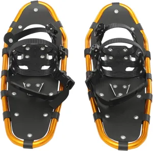 21/25 Inch Snowshoes, Snow Shoes Snowshoes & Trekking Poles Bundle for Men, Women, and Youth Durable All Terrain Snowshoes Set with Adjustable Binding & Carry Bag