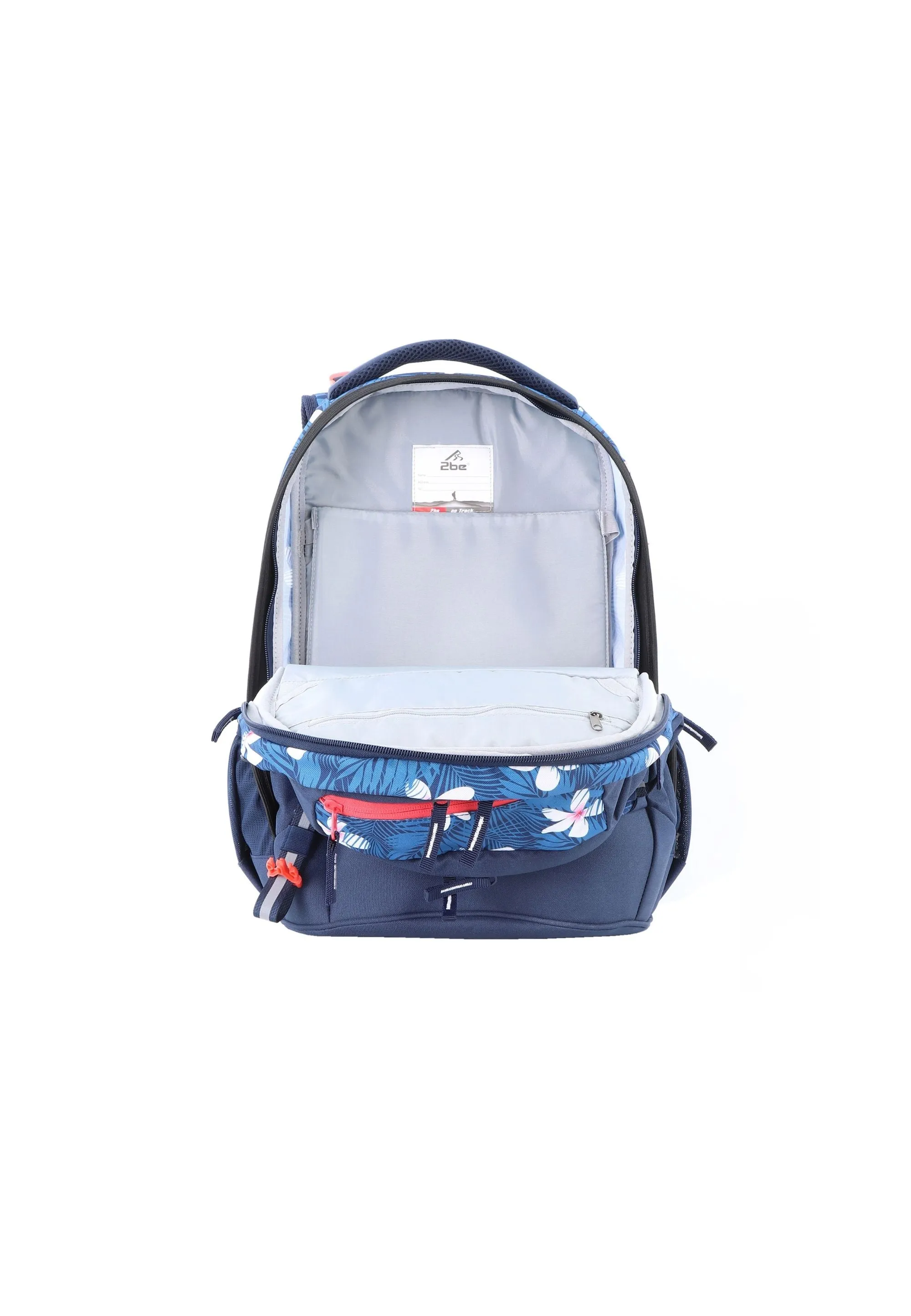 2be  Schoolbag / Laptop Backpack / With Gym Bag and Pencil Case Blue