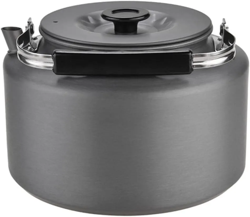 2l Outdoor Tea Pot Portable Camping Kettle Heat-insulated Handle Perfect for Picnics and Adventures