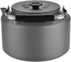 2l Outdoor Tea Pot Portable Camping Kettle Heat-insulated Handle Perfect for Picnics and Adventures