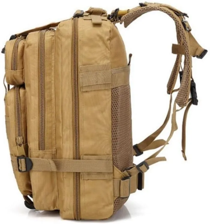 30L Waterproof Hiking Tactical Backpack with MOLLE System – Lightweight & Ergonomic Design for Camping, Trekking, Outdoor Adventures (Digital Jungle Camo)