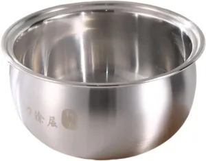3L (121-121.5mm Heigt) Food Grade Stainless Steel Uncoated Inner Liner, Compatible for Supor Ball Kettle Inner Pot,304 Stainless Steel Inner Pot Accessories