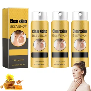 3pcs Bee Venom Spray, Smooth Skin Deep Moisturizing Suitable for All Skin Types of Men and Women