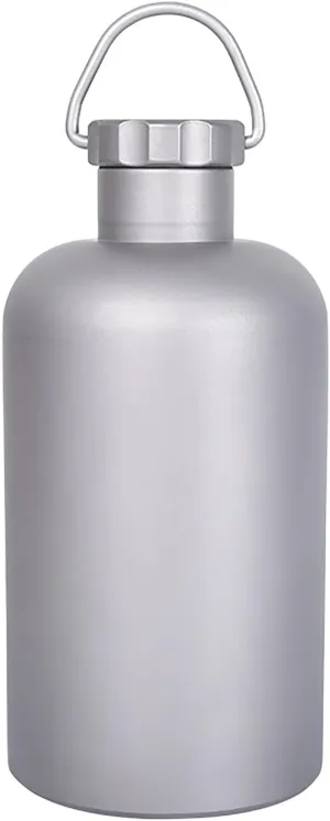 400ml pure titanium water bottle, portable camping kettle for outdoor sports, hiking kettle, single-layer camping tea cup,A
