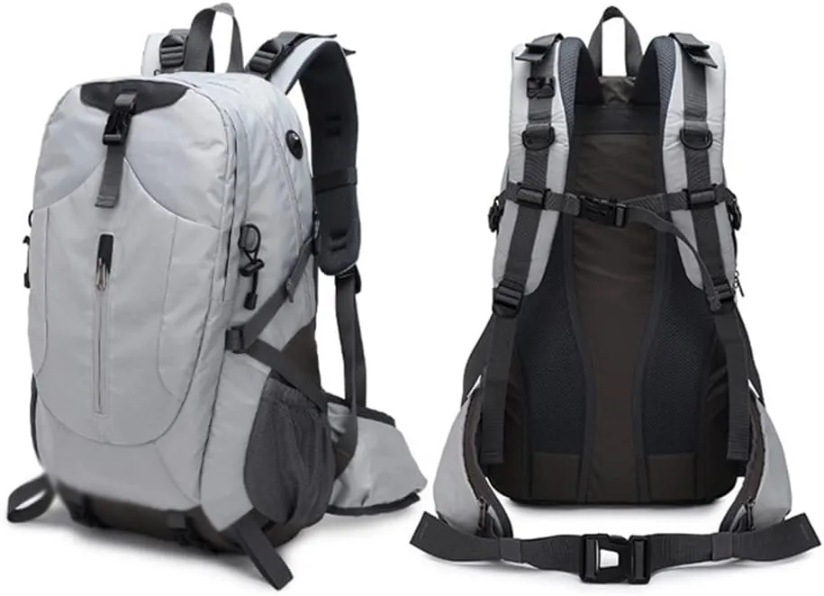 40L Mountaineering Backpack Multi Pocket Outdoor Camping Bag Travel Mountaineering Bag (C,As the picture shows)