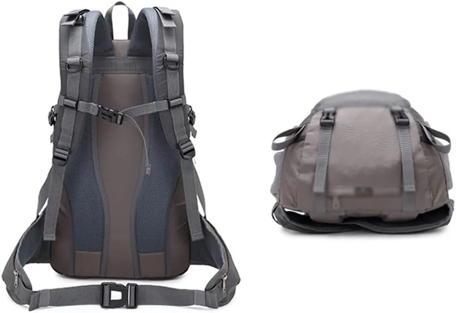 40L Mountaineering Backpack Multi Pocket Outdoor Camping Bag Travel Mountaineering Bag (C,As the picture shows)