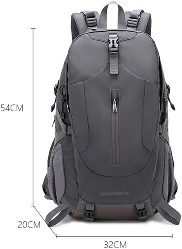 40L Mountaineering Backpack Multi Pocket Outdoor Camping Bag Travel Mountaineering Bag (C,As the picture shows)