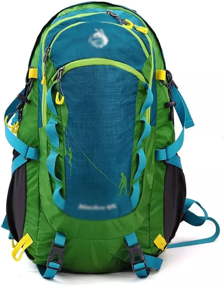 40L Sports Backpack Multi Pocket Hiking Bag Outdoor Cycling Backpack(E)