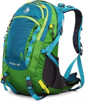 40L Sports Backpack Multi Pocket Hiking Bag Outdoor Cycling Backpack(E)