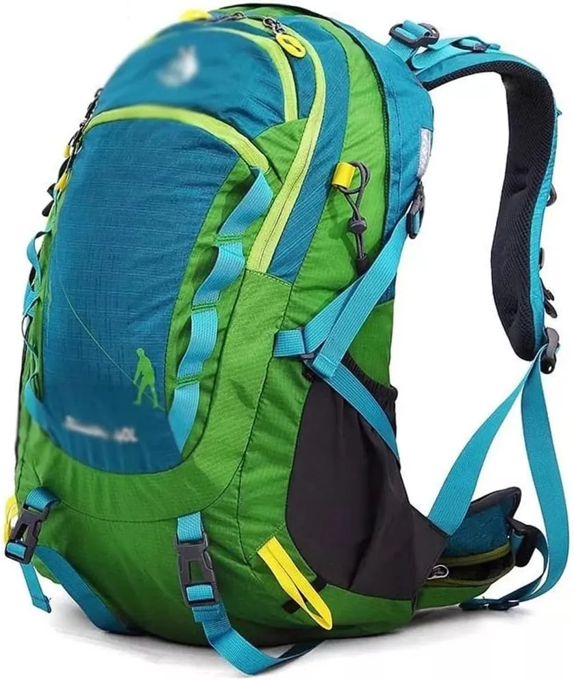 40L Sports Backpack Multi Pocket Hiking Bag Outdoor Cycling Backpack(E)