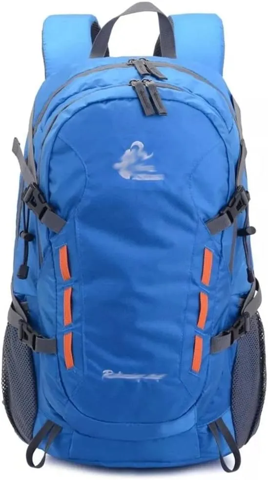 40L Travel Backpack Large Capacity Men's Women's Backpack Camping Hiking Sports Bag (Color : Black, Size : 53 * 32 * 15cm)