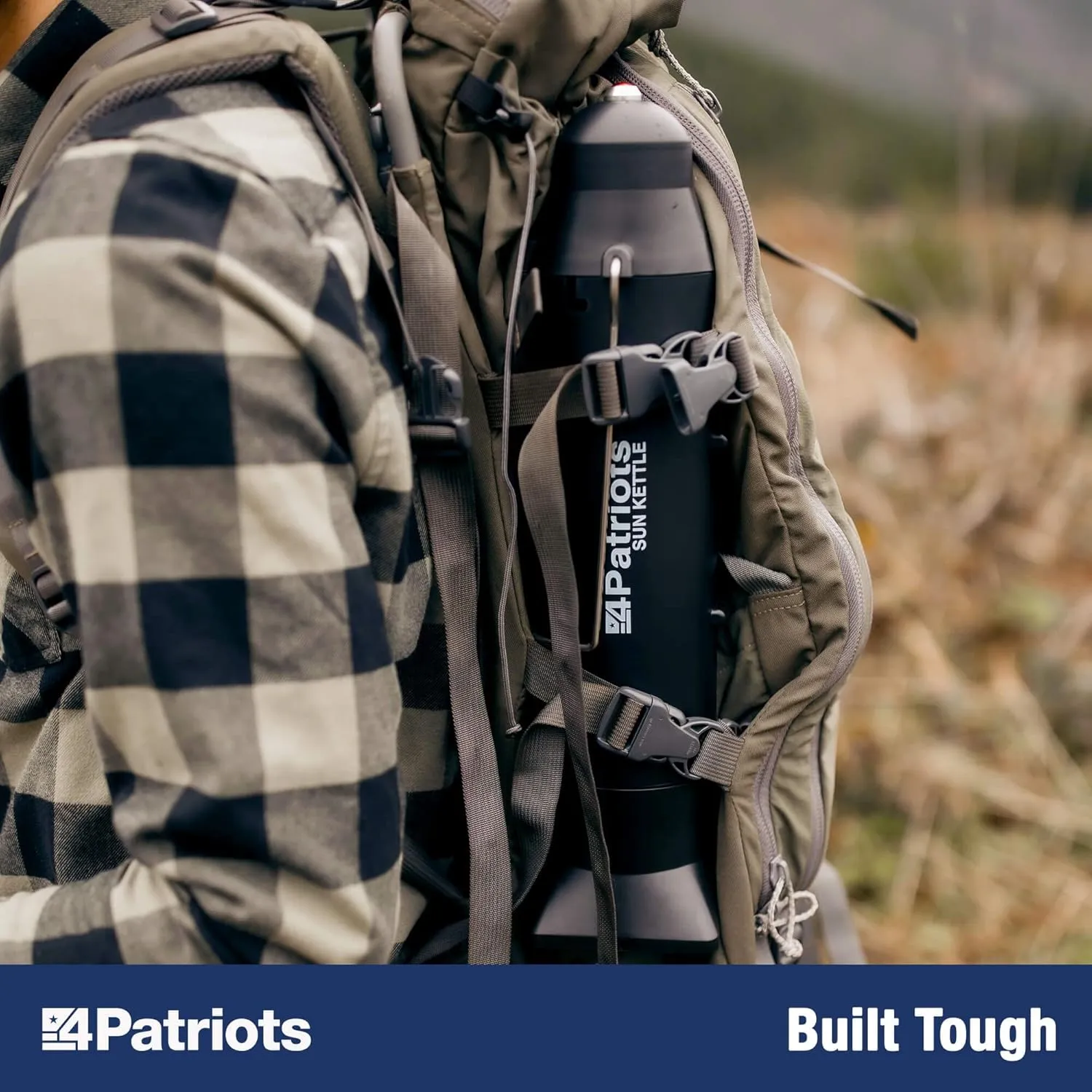 4Patriots Sun Kettle: Portable Solar Water Heater For Hunting & Emergencies - 16.9 oz Capacity