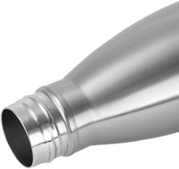 500ML Kettle, Double-layer Stainless Steel Sports Water Bottle, Suitable For Outdoor Travel And Camping(White)