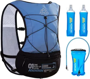 5L Running Hydration Vest Backpack for Men Women, Adjustable & Lightweight, Front & Back Pockets for Essential Storage