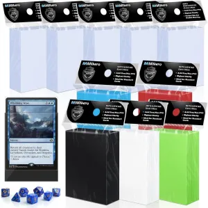 6 Clear Acrylic Box   500 Matte Card Sleeve   500 Inner Sleeves
