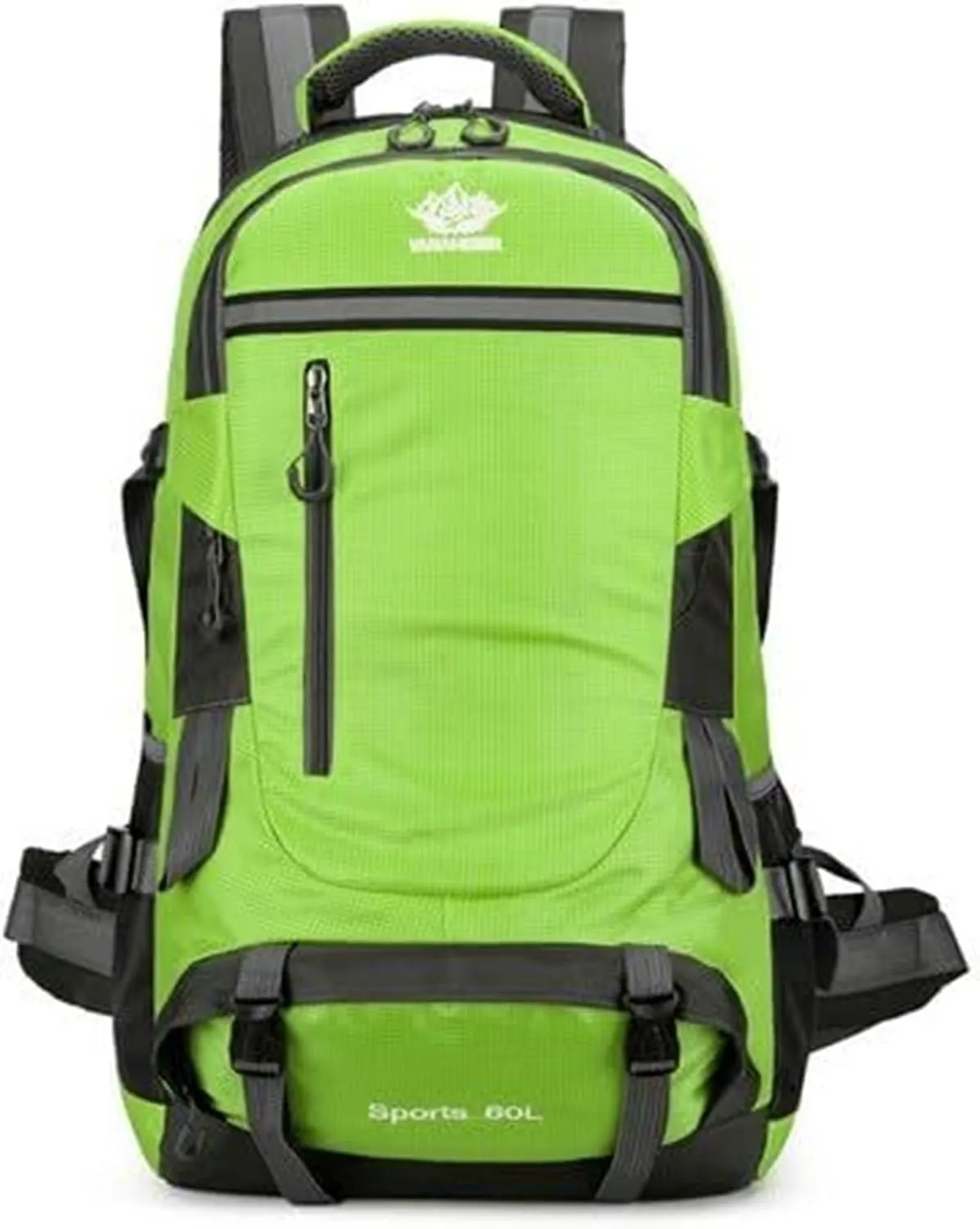 60L Large Camping Backpack,Lightweight Hiking Trekking For Men Women Outdoors Large Capacity Mountaineering Bag(Green)
