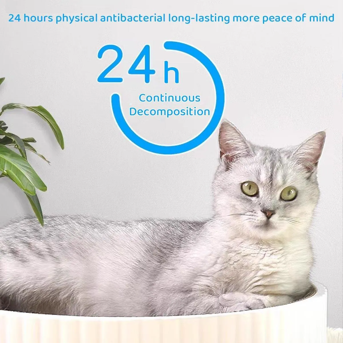750ml Pet Odor Eliminator Spray for Dogs and Cats Indoor Cat Litter Freshener