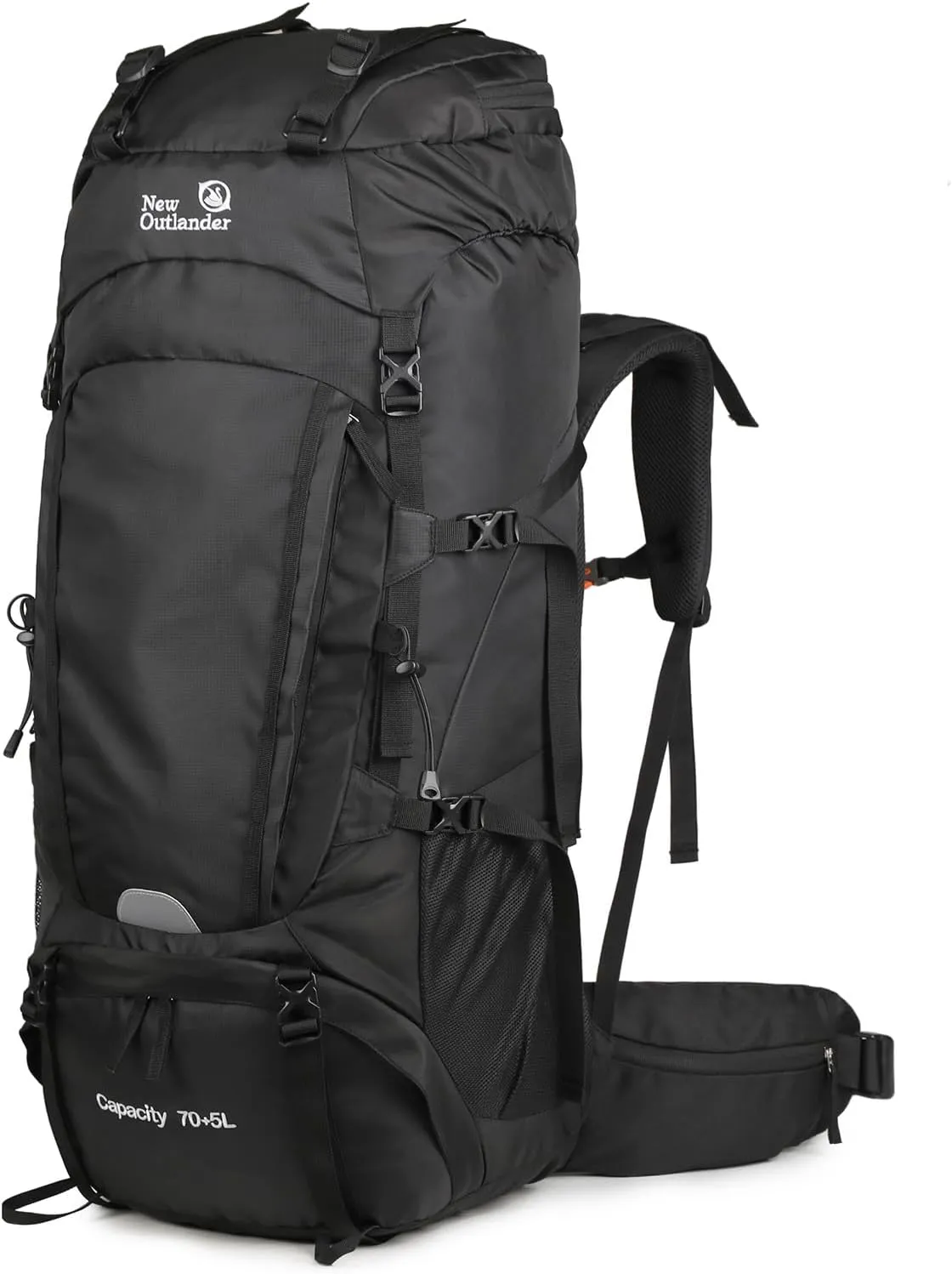 75L Internal Frame Hiking Backpack Mountain Climbing Camping Backpack Travel Daypack with Rain Cover for Men & Women