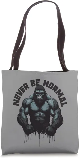 96.4% Silverback Gorilla, gym Strongman, body building, norm Tote Bag