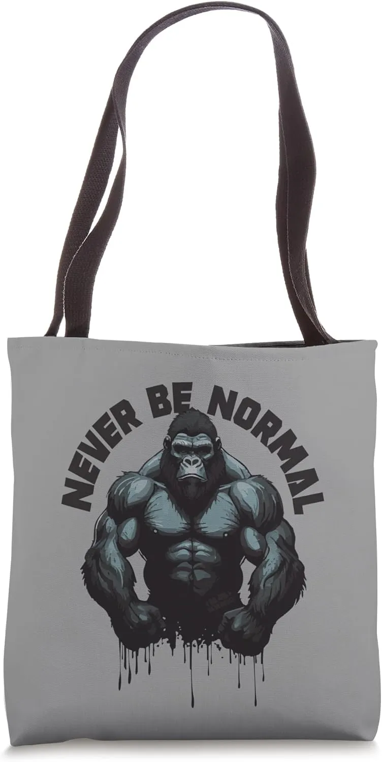 96.4% Silverback Gorilla, gym Strongman, body building, norm Tote Bag